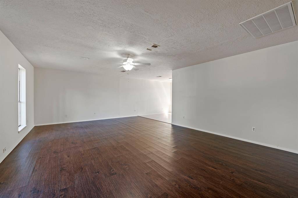 So much space in this living area.