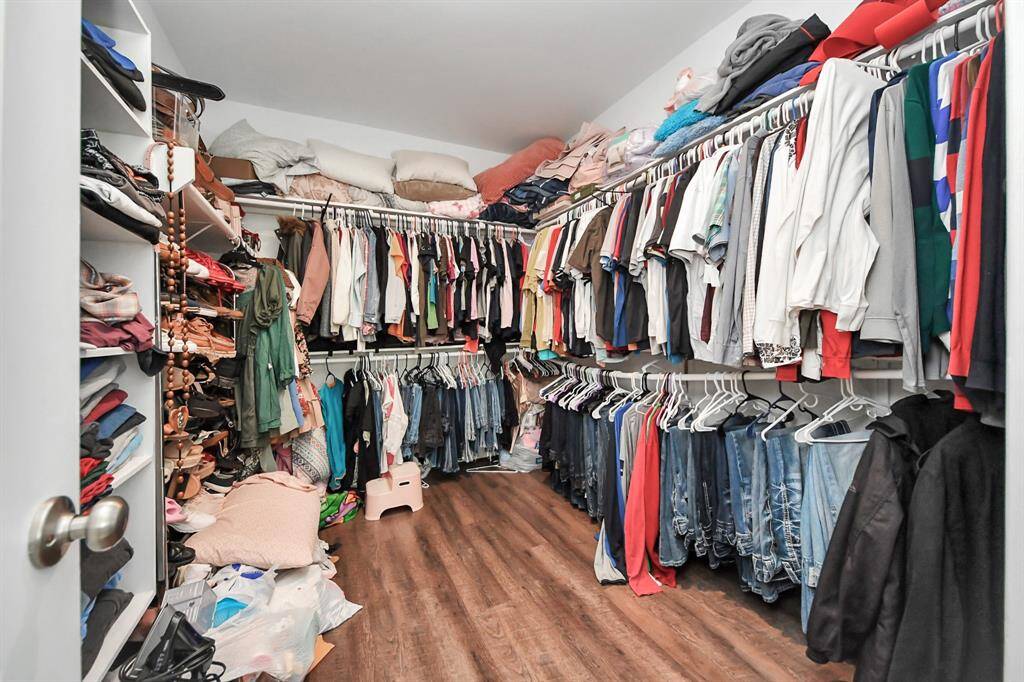 Large walk-in closet