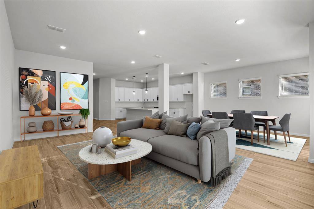 Virtually staged to give you the visual you need to see furniture placement and how the home can live.