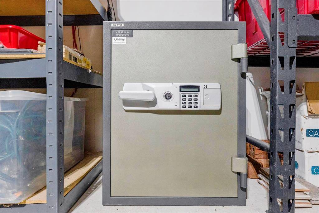 Included with the home, this perfect, large-sized safe offers convenient security or is easily removable to suit your style and needs.