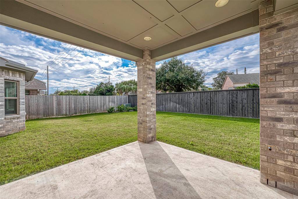 Covered patio