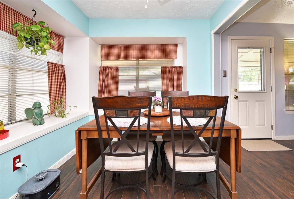 Another view of the dining area.