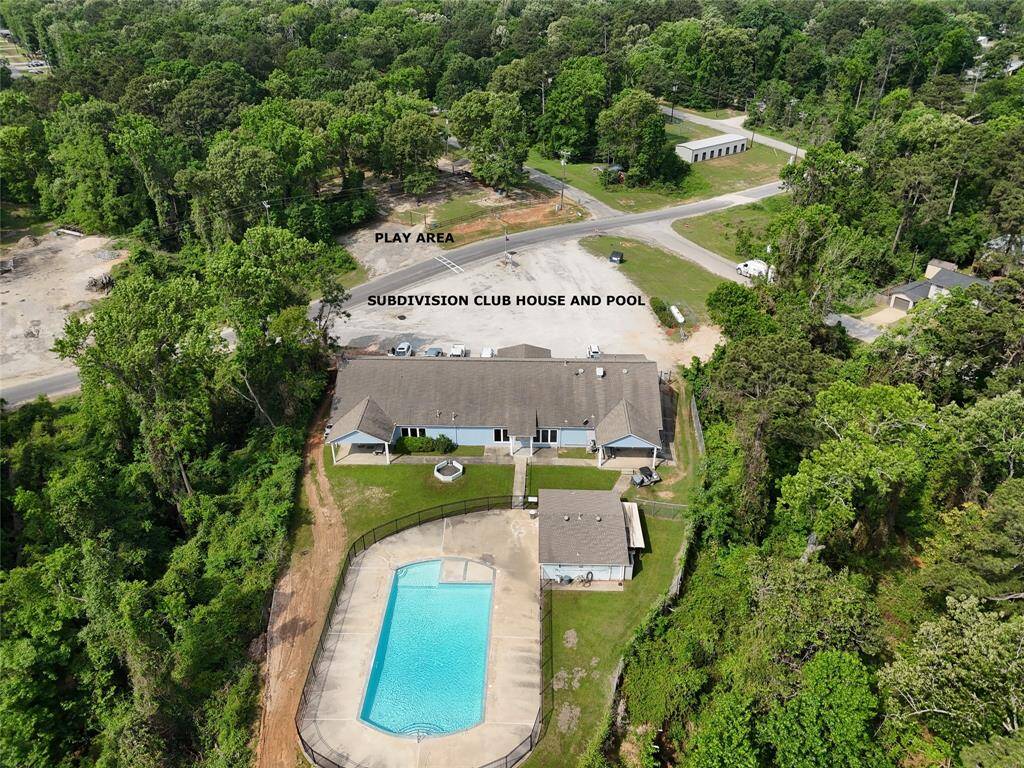 Subdivision pool and club house and play area