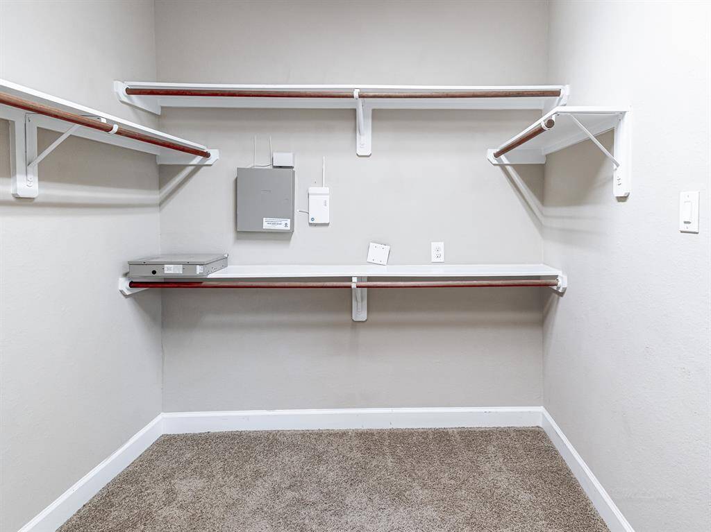 Primary closet