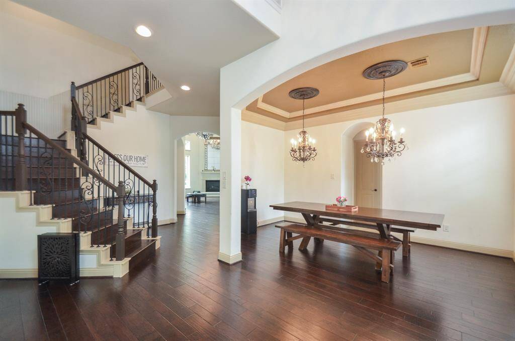The structural configurations of this special home let you decide how private or open you want key spaces to be!