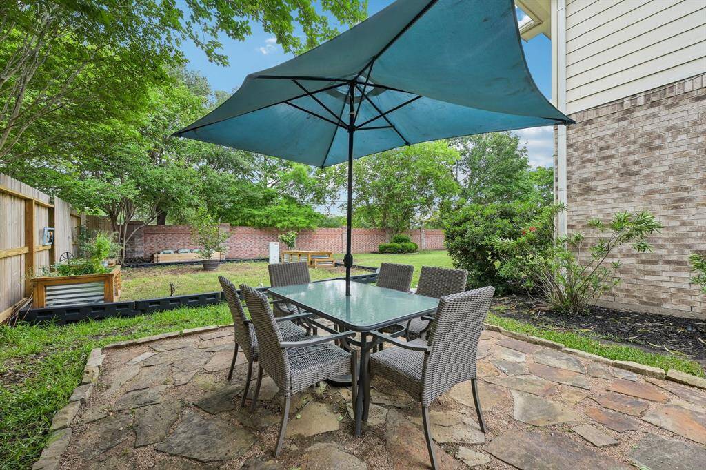 Additional patio area