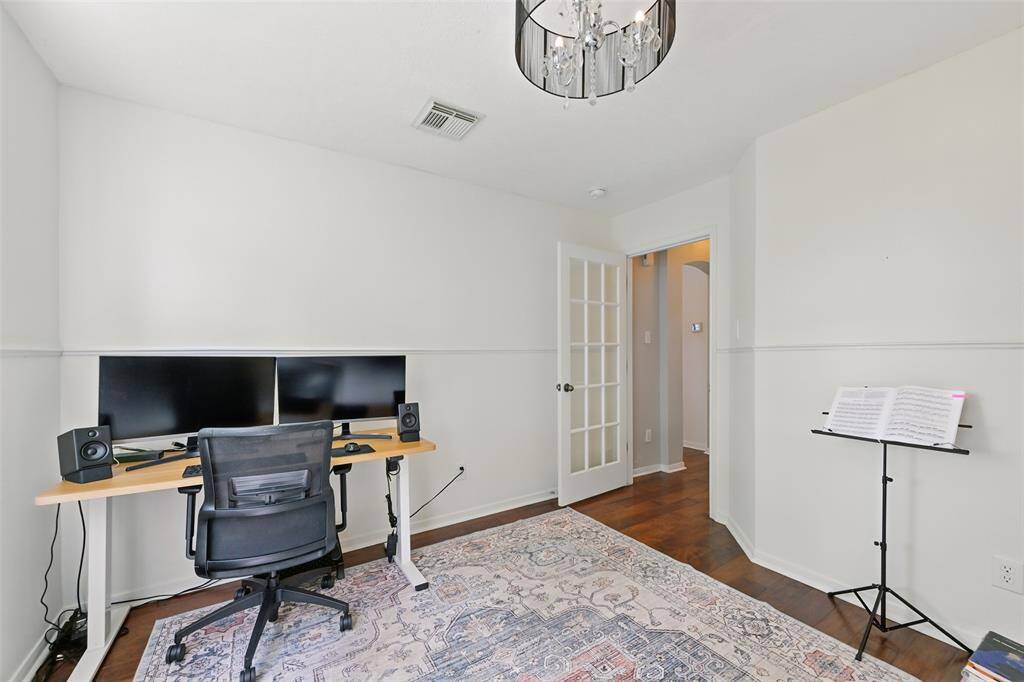 The Study or flex room. Could be forth bedroom.