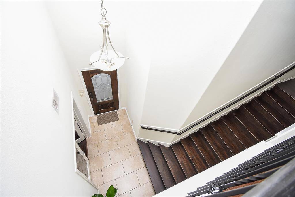 Beauty and safety come together on this spectacular wood staircase.