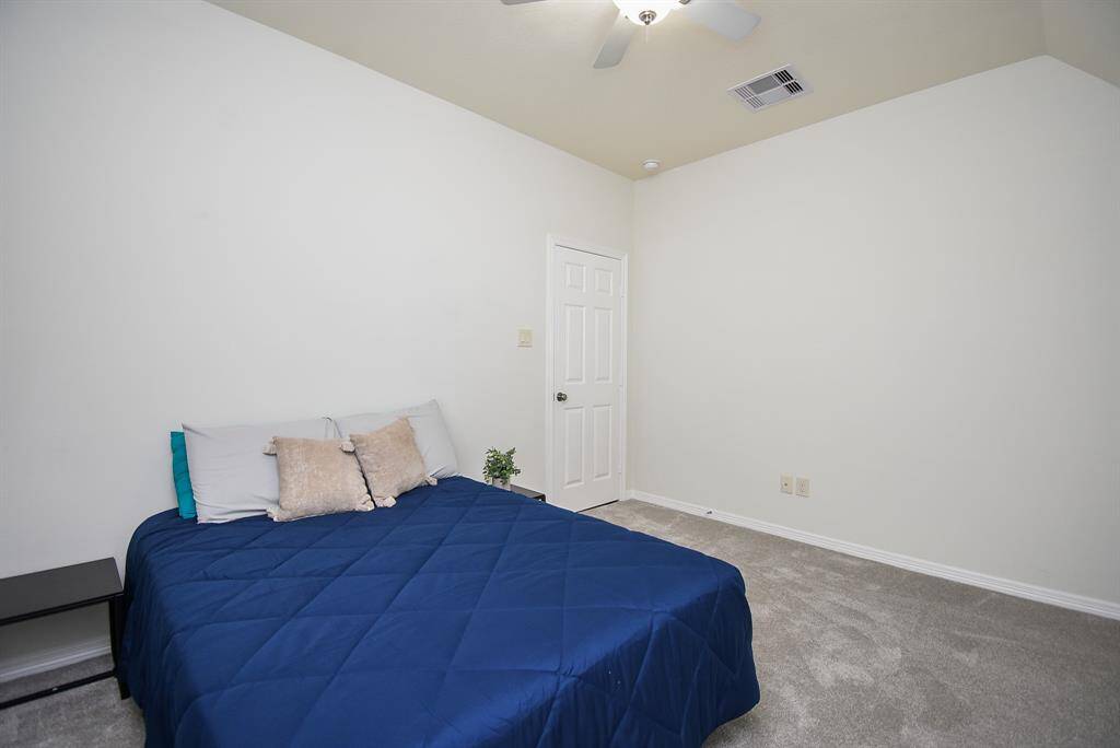 Another secondary bedroom is big on wall and floor space. Any additional bedroom may be specifically purposed as a nursery? hobby room? work out space? You've got options!