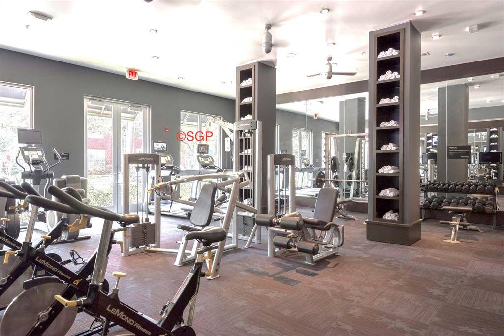 There are 2 fitness centers. On demand classes.