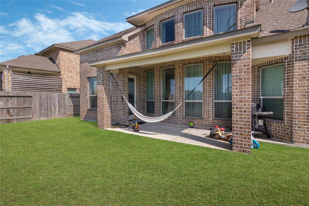 Great covered patio