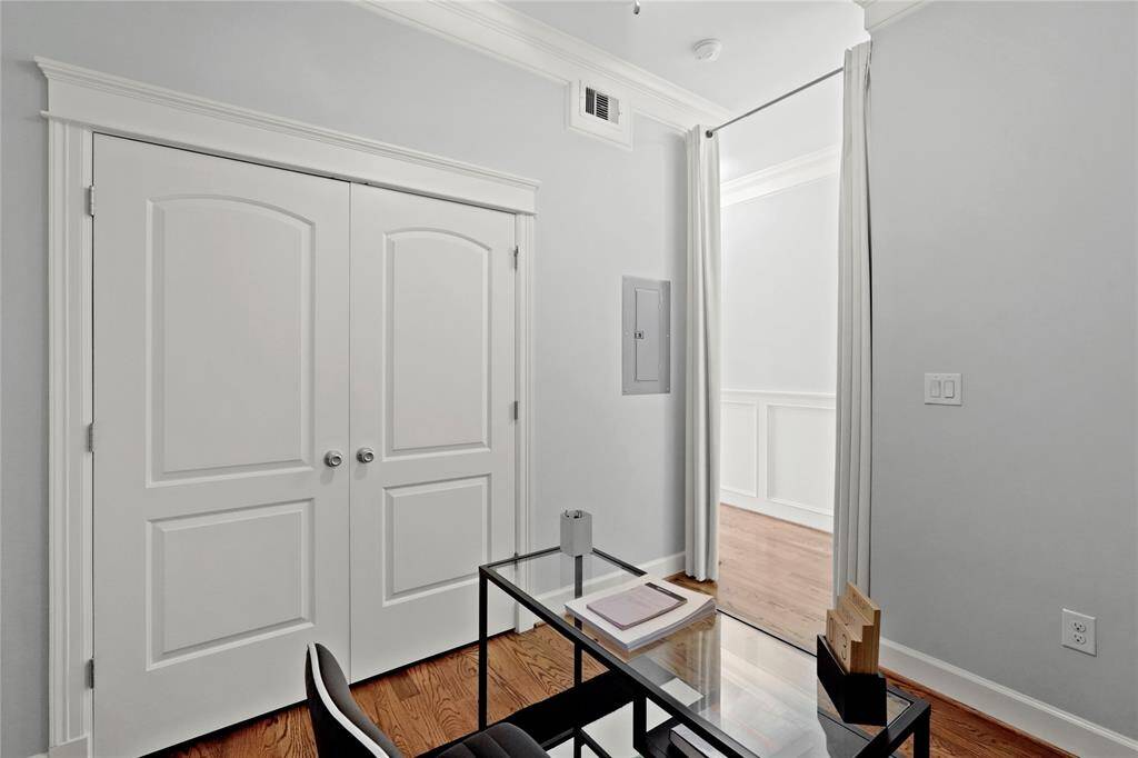 Second bedroom includes a small closet