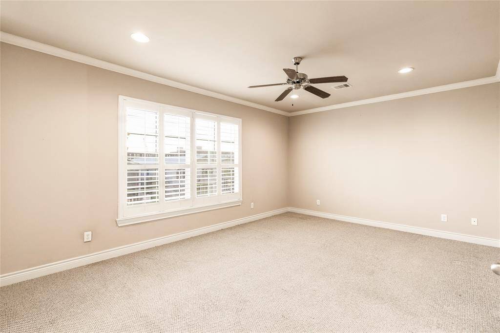 primary bedroom on the third floor