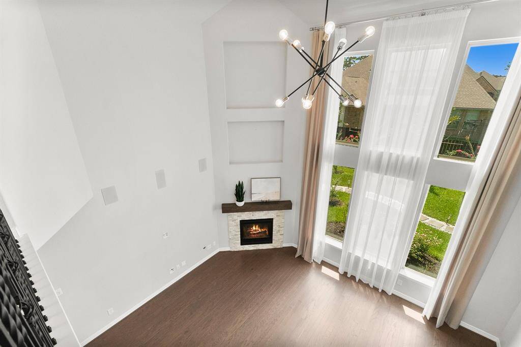 View from the upstairs game room