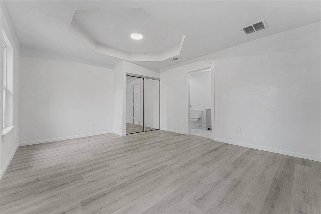 empty view of the Primary room