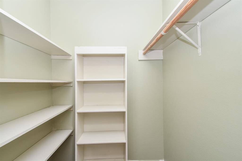 The secondary bedrooms also have large closets.