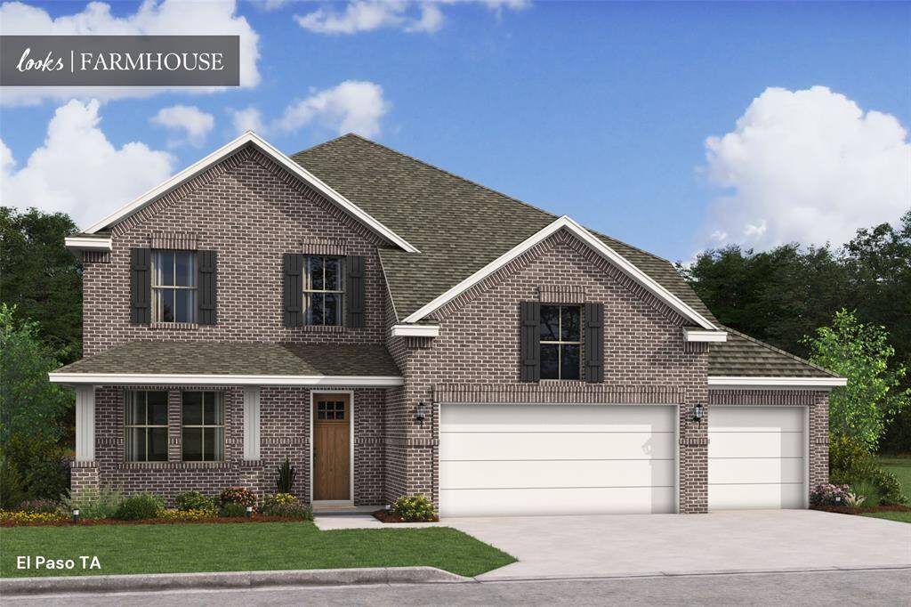 Gorgeous El Paso home design with elevation TA built by K. Hovnanian Homes in beautiful Cane Crossing. (*Artist rendering used for illustration purposes only.)