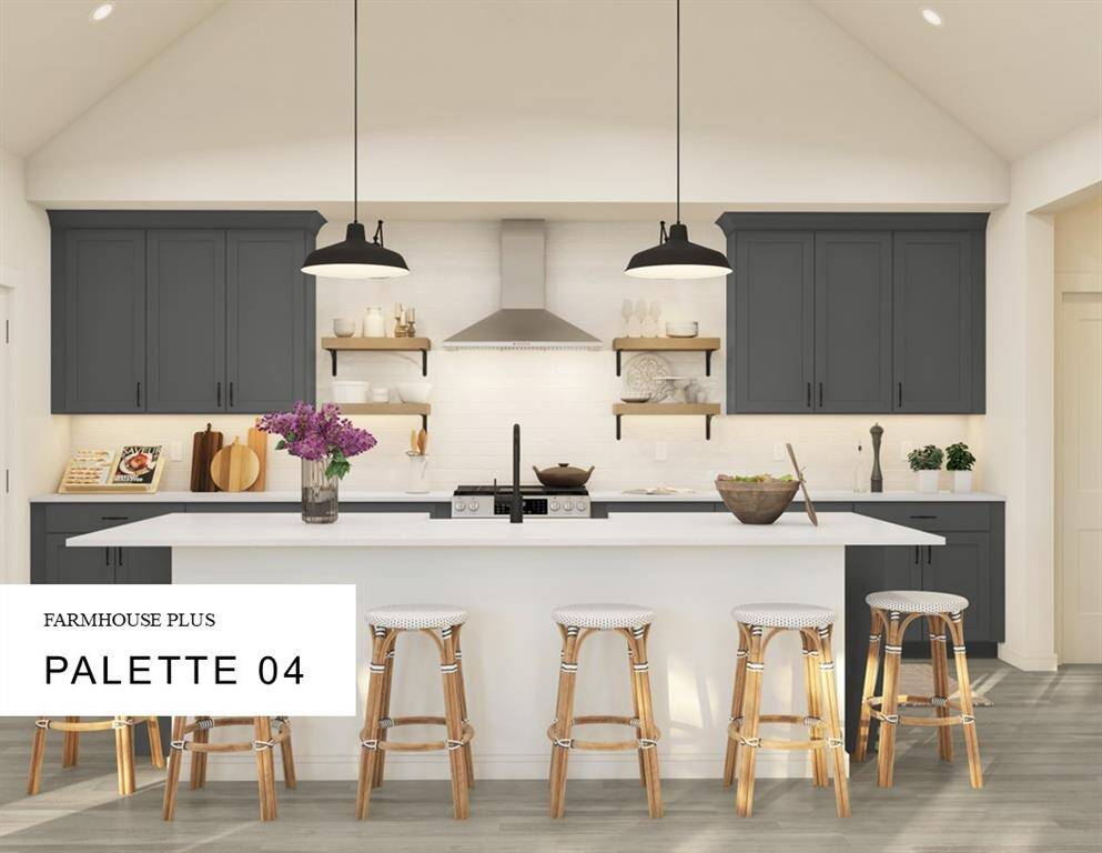 Farmhouse Look Palette 4 Selection Sheet (*Artist rendering used for illustration purposes only.)
