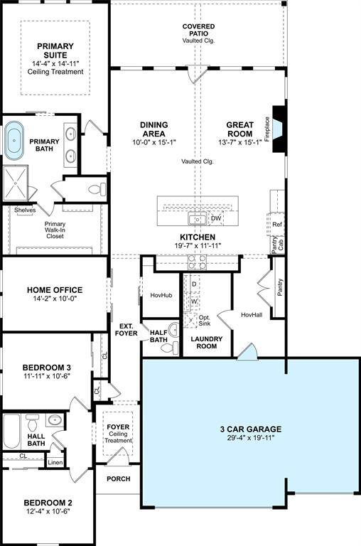 The Santa Rosa II floor plan by K. Hovnanian Homes. 1st Floor Shown. *Prices, plans, dimensions, features, specifications, materials, and availability of homes or communities are subject to change without notice or obligation.