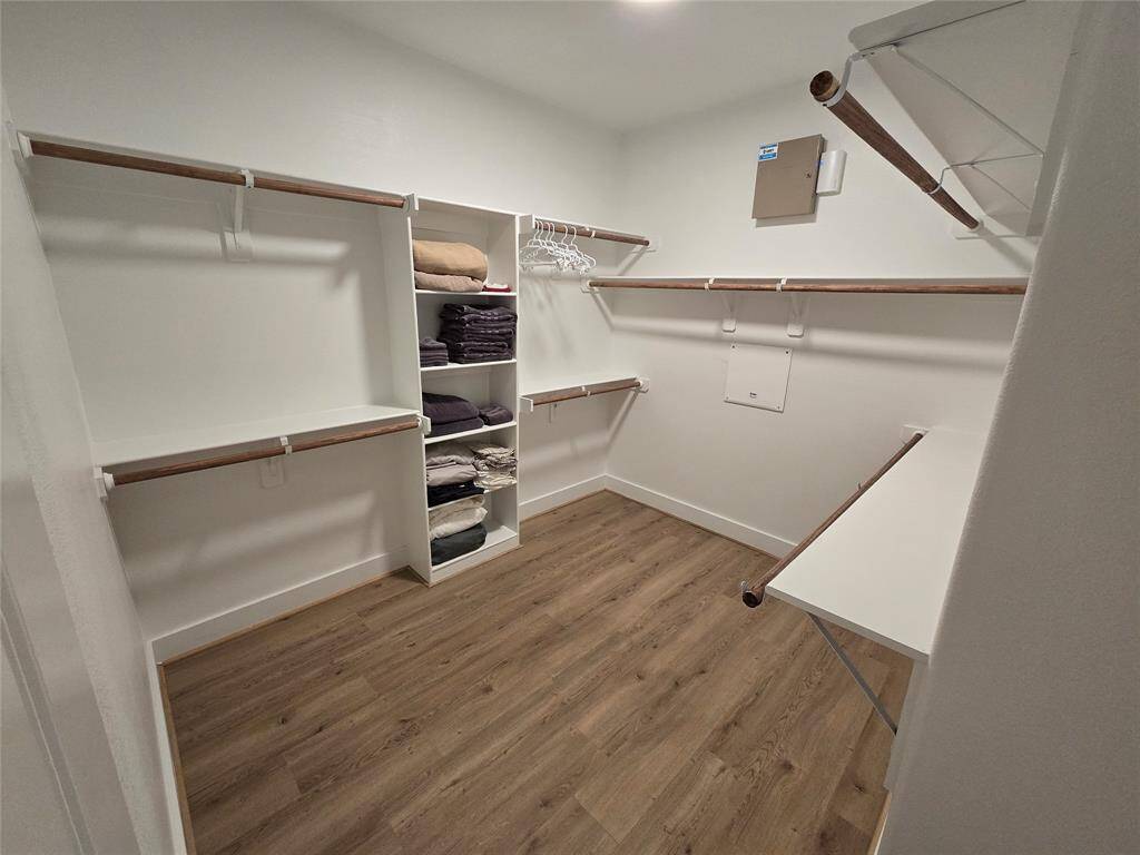 Primary closet