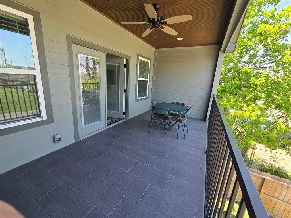 Balcony out of the primary bedroom