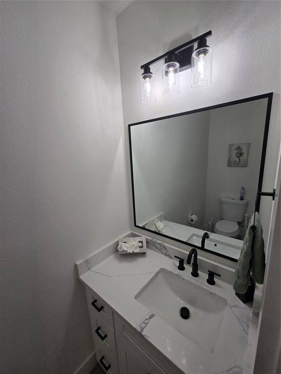 Half bath located downstairs