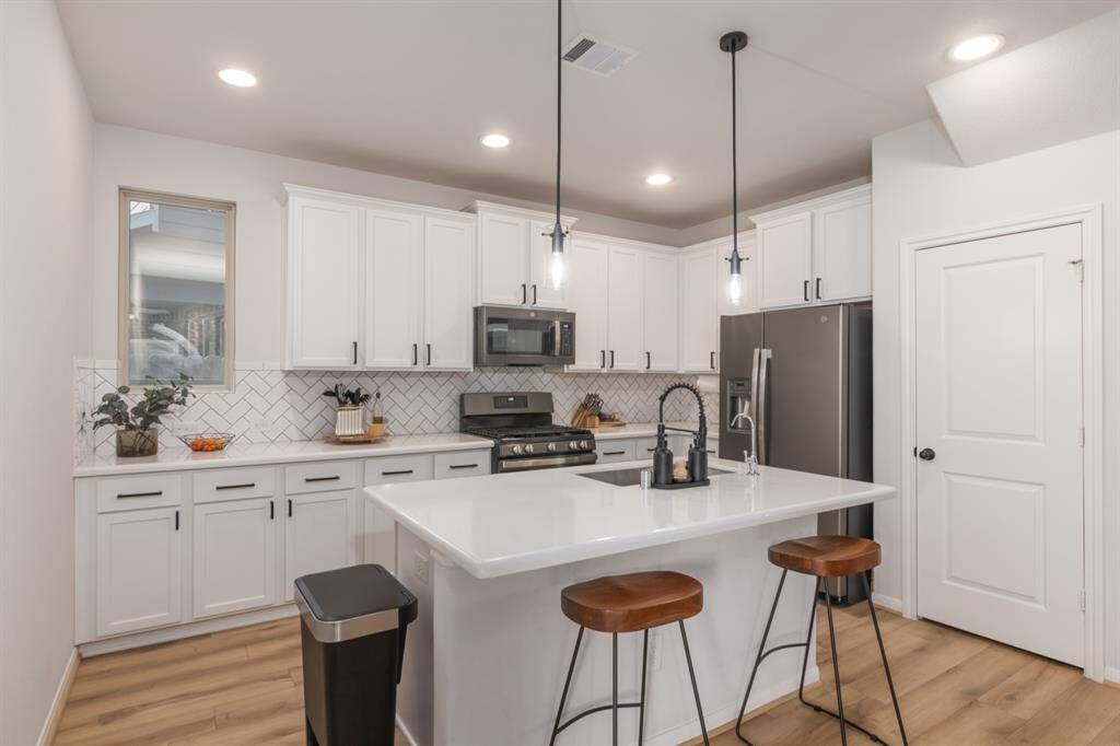 Kitchen with Bar Seating