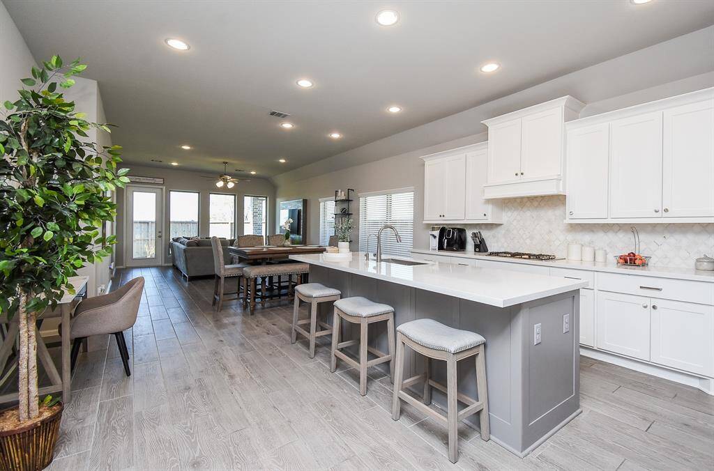 Open floor plan with wonderfully appointed kitchen