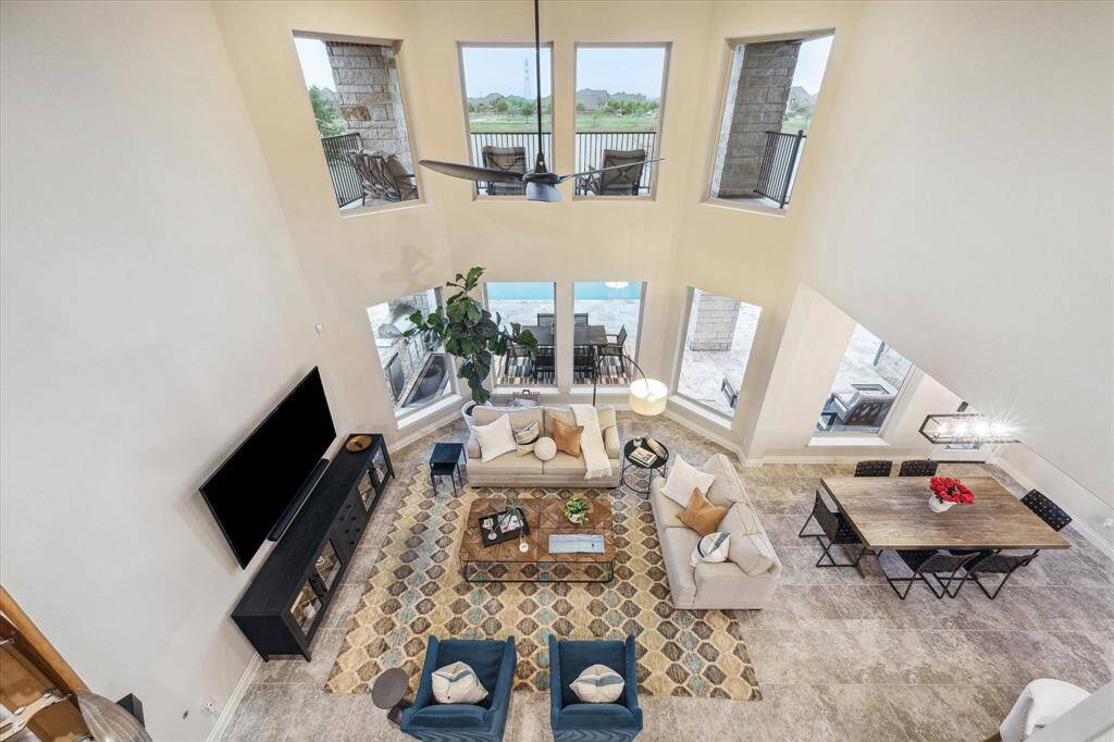 Upstairs view looking down