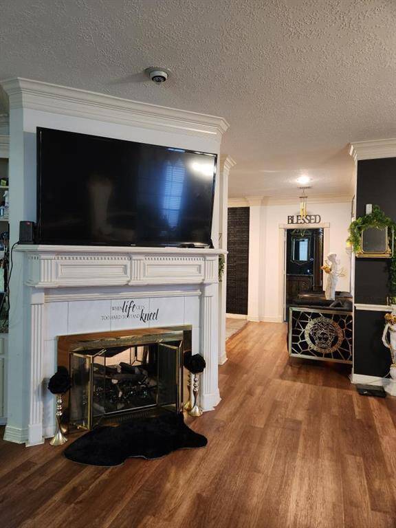 Fireplace from Formal Dining Room