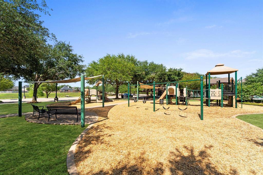 The community’s children’s park is a joyful spot filled with laughter and play