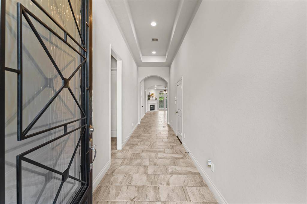 It's the perfect space to greet guests and make a warm first impression