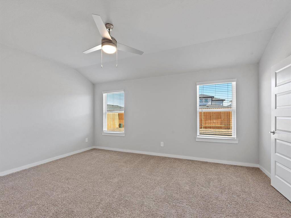 Comfortable, private primary bedroom