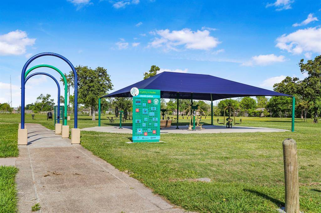 Tully park is a short distance and  can be seen from the home. Pool, play equipment, exercise equipment basketball court, baseball field, picnic tables, etc.