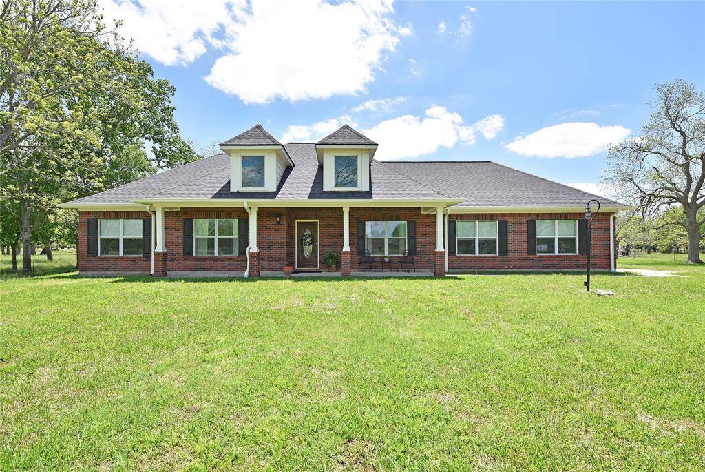 Another view of the front of the house from the road.