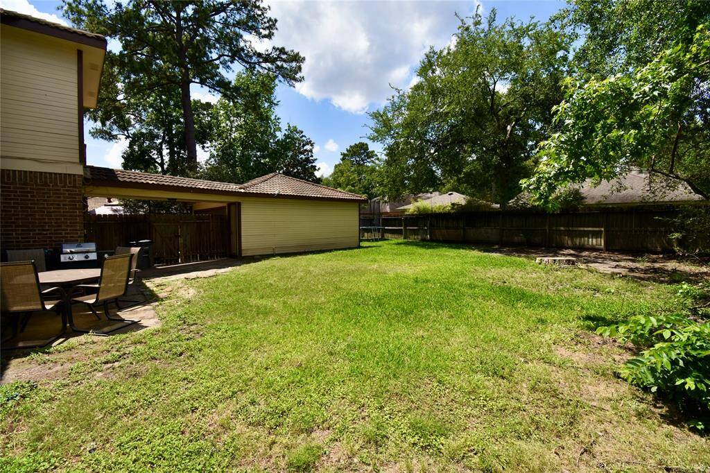 Another view of the backyard.