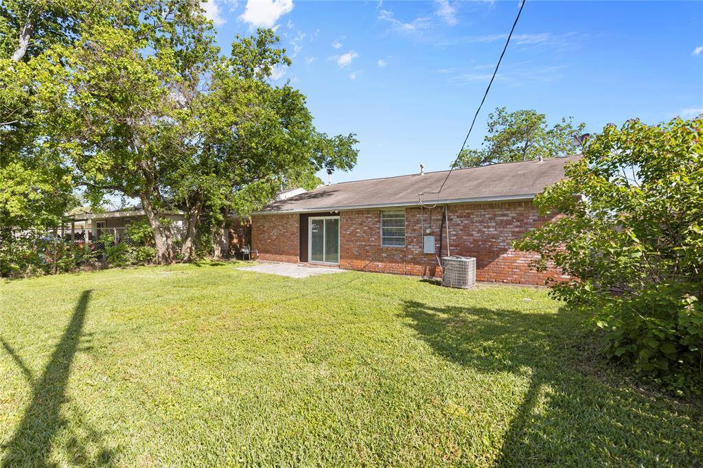 Plenty of backyard space.