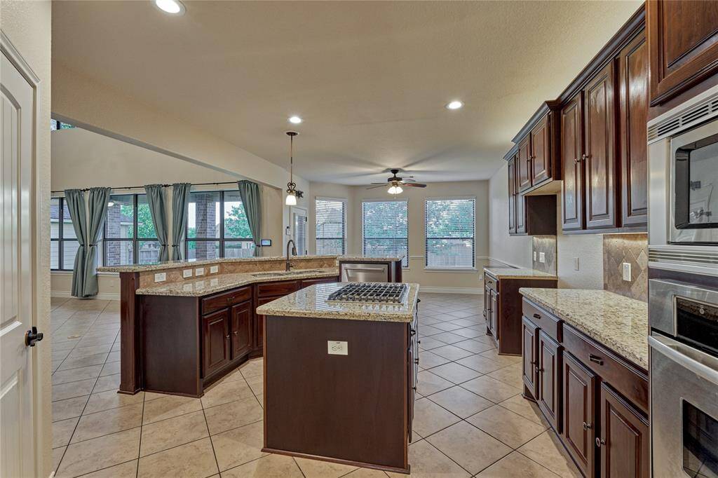 Tons of natural light flows in through the windows keeping it light and bright.