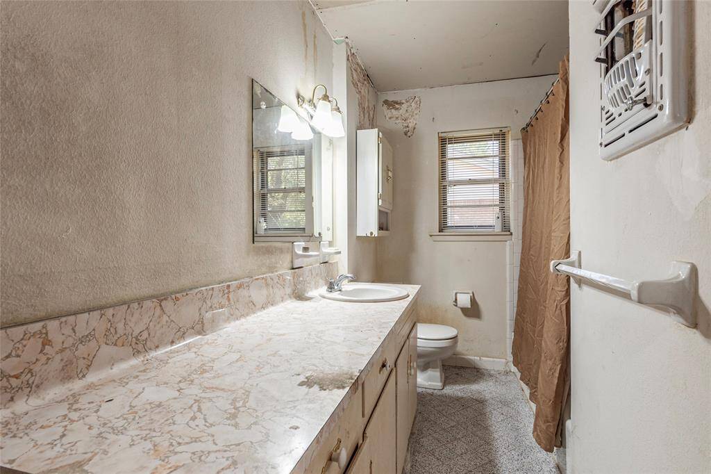 Hallway bathroom