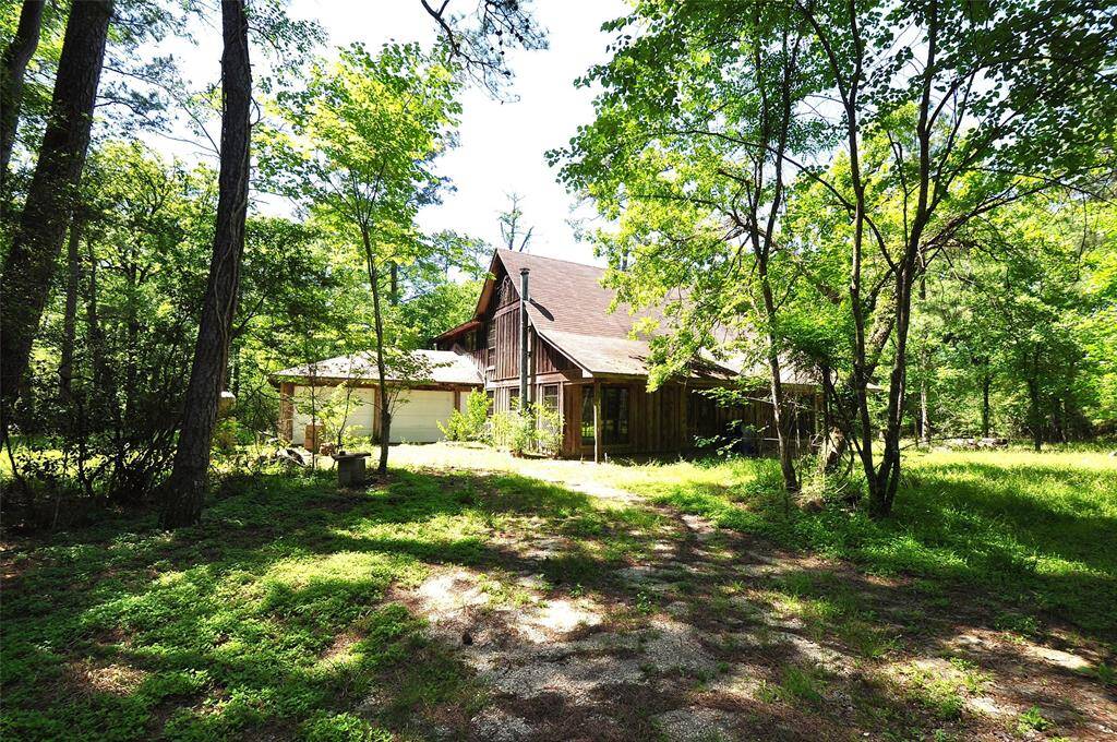 Country home in the woods.