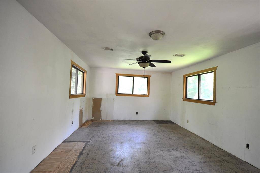 Large oversize room may be used as a game room or media room.