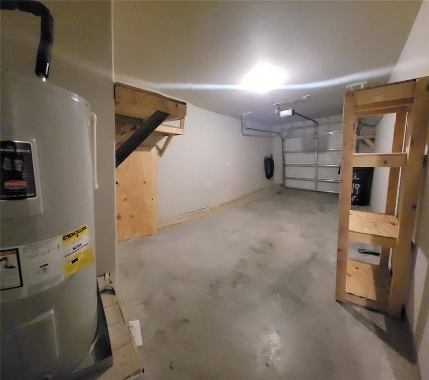 Spacious one car attached garage.