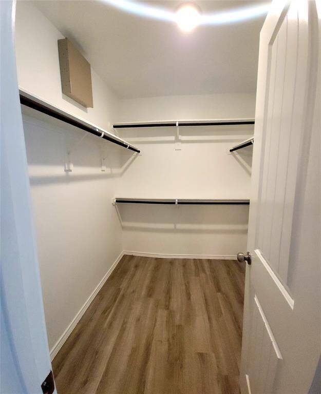 Principal bedroom walk-in closet.