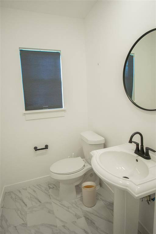 Half Bathroom on 1st floor