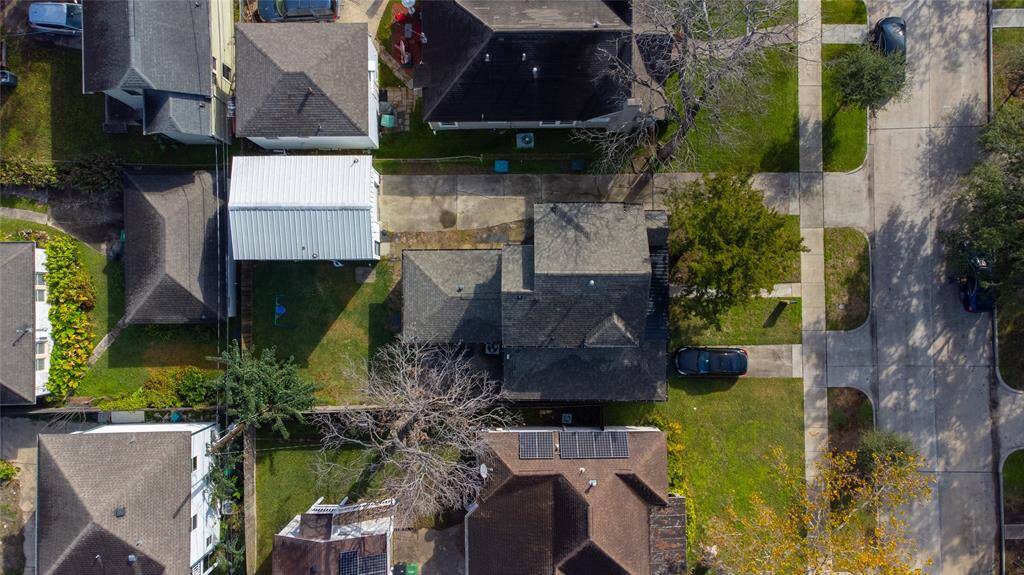 Aerial view of the property