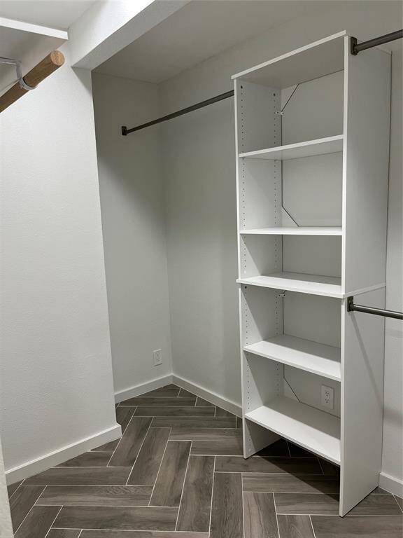 Primary walk in closet