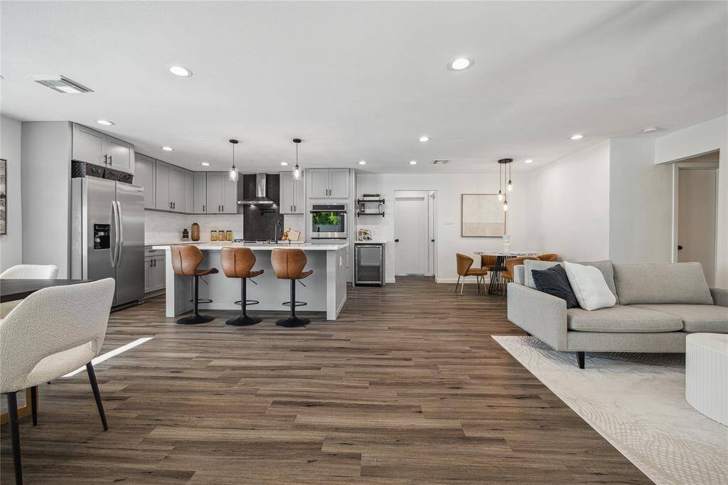 Open concept living space