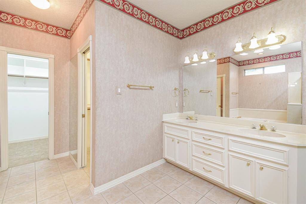 Primary Bathroom with Double Sinks