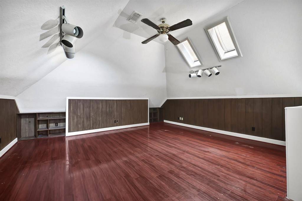 spacious gameroom