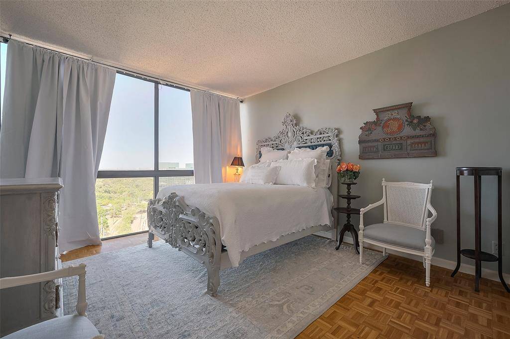 Second Bedroom views from floor to ceiling windows